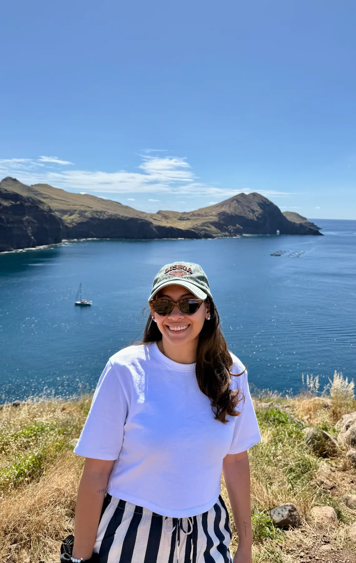 person del equipo viajera en madeira